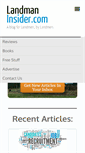 Mobile Screenshot of landmaninsider.com